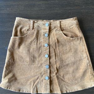 PacSun women’s small suede skirt